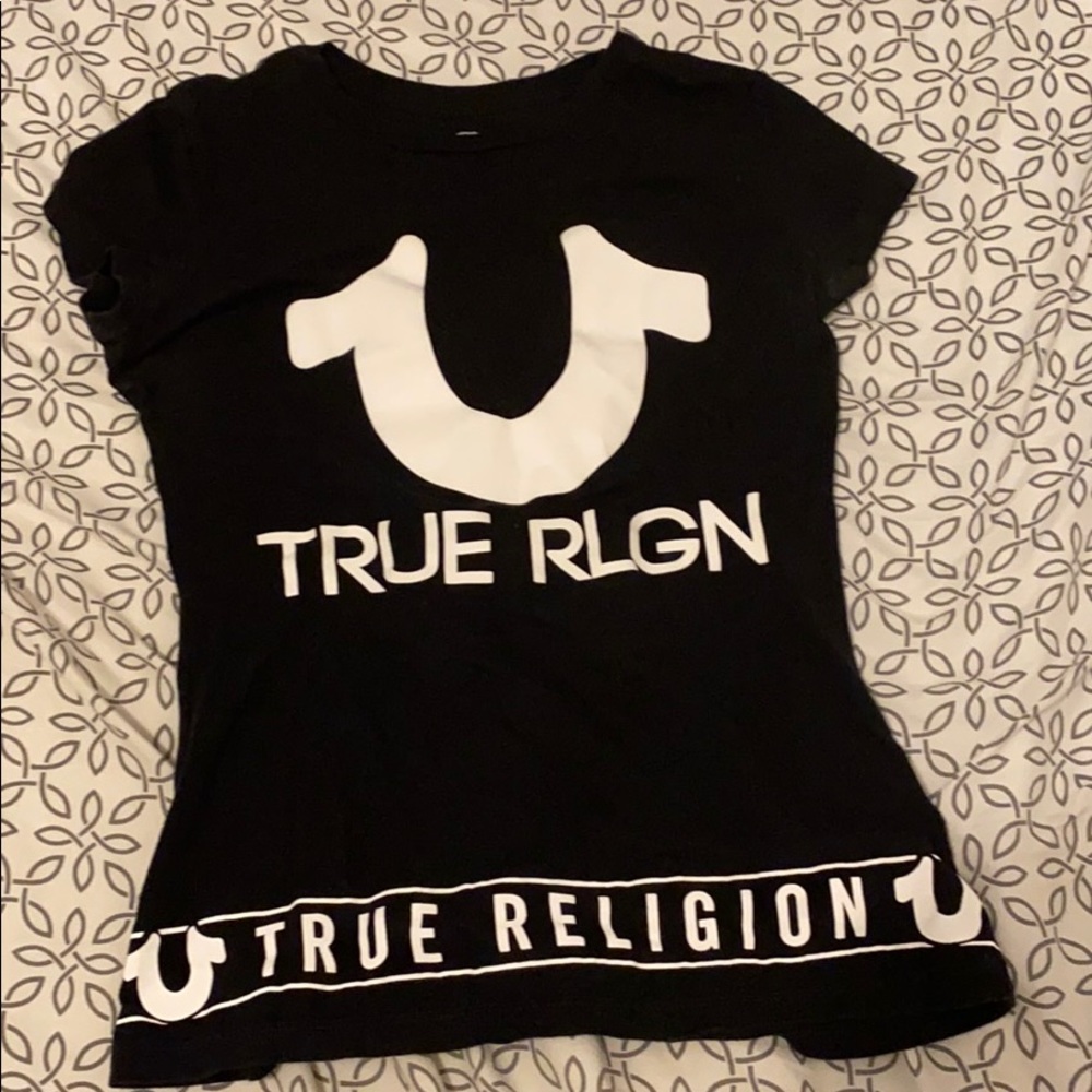 True religion black t-shirt